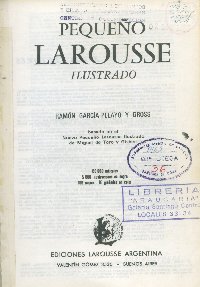 Imagen de la cubierta de Peque&ntilde;o larousse ilustrado