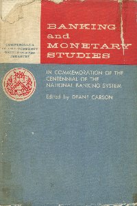 Imagen de la cubierta de Banking and monetary studies