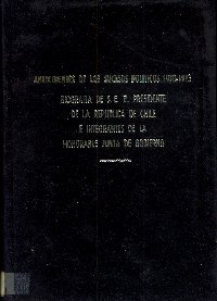 Imagen de la cubierta de Antecedentes de los sucesos políticos 1970-1973