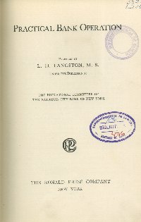 Imagen de la cubierta de Practical bank operation