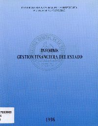 Imagen de la cubierta de Informe gestión financiera del estado