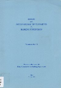 Imagen de la cubierta de Report on international developments in banking supervision