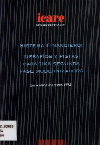 Imagen de la cubierta de Sistema financiero: Desaf&iacute;os y pistas para una segunda fase modernizadora