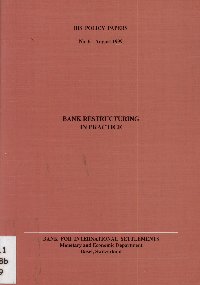 Imagen de la cubierta de Bank restructuring in practice