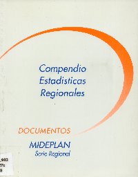 Imagen de la cubierta de Compendio estad&iacute;sticas regionales