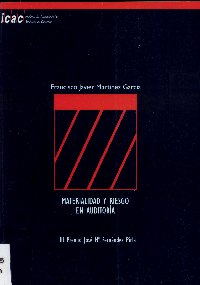 Imagen de la cubierta de Materialidad y riesgo en auditor&iacute;a