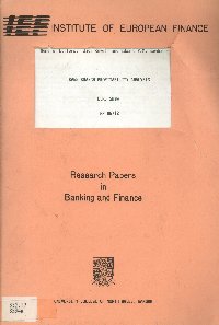 Imagen de la cubierta de Bank branch profitability analysis