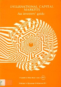 Imagen de la cubierta de International capital markets.