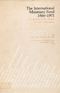 Imagen de la cubierta de The international monetary fund 1966-1971.