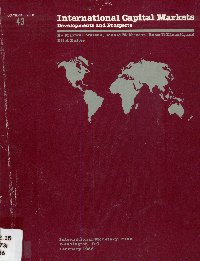 Imagen de la cubierta de International capital markets.