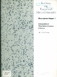 Imagen de la cubierta de Aggregation of time series variables.