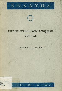 Imagen de la cubierta de Estados Unidos como banquero mundial