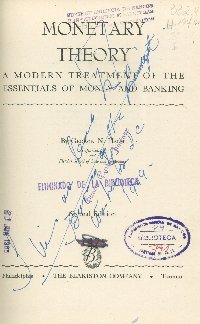 Imagen de la cubierta de Monetary theory.