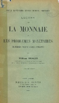 Imagen de la cubierta de Lecons sur la monnaieet les problemes monetaires