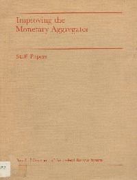 Imagen de la cubierta de Improving the monetary aggregates