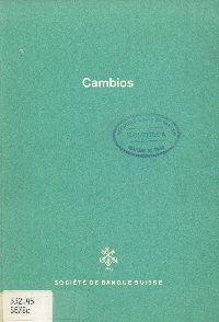 Imagen de la cubierta de Cambios