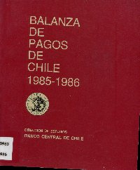 Imagen de la cubierta de Balanza de pagos de Chile