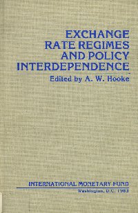 Imagen de la cubierta de Exchange rates regimes and policy interdependence