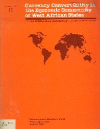 Imagen de la cubierta de Currency convertibility in the economic community of west african states
