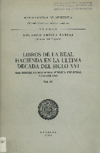 Imagen de la cubierta de Proyecto hacienda pública colonial Venezolana