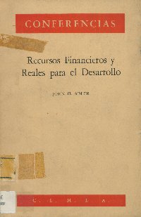 Imagen de la cubierta de Recursos financieros y reales para el desarrollo