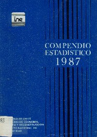 Imagen de la cubierta de Compendio estadístico 1987