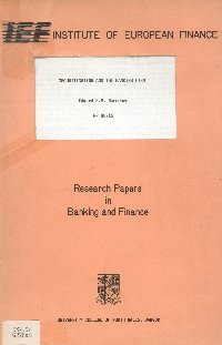 Imagen de la cubierta de Securitisation and the banking firm