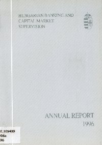 Imagen de la cubierta de Annual report 1996