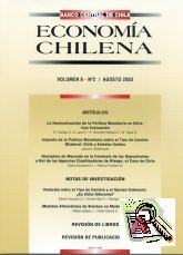 Imagen de la cubierta de Disciplina de mercado en la conducta de los depositantes y rol de las agencias clasificadoras de riesgo: el caso de Chile