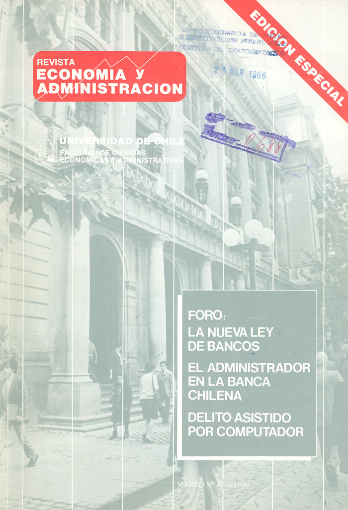 Imagen de la cubierta de La banca chilena desde la liberalización del boom