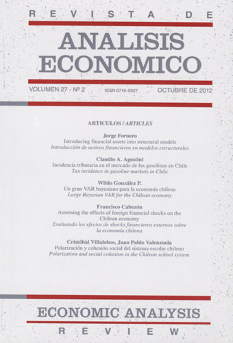Imagen de la cubierta de Assessing the effects of foreign financial shocks on the chilean economy.