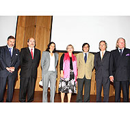 Autoridades presentes en lanzamiento oficial de Cronología Bancaria en Chile