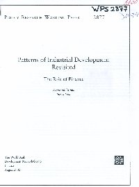 Imagen de la cubierta de Patterns of industrial development revisted : the role of finance