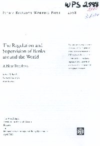 Imagen de la cubierta de The regulation and supervision of banks around the world - a new database