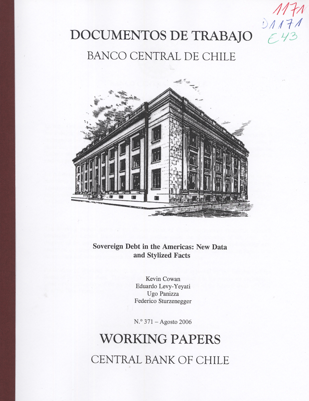 Imagen de la cubierta de Sovereign debt in the Americas: New data and stylized facts
