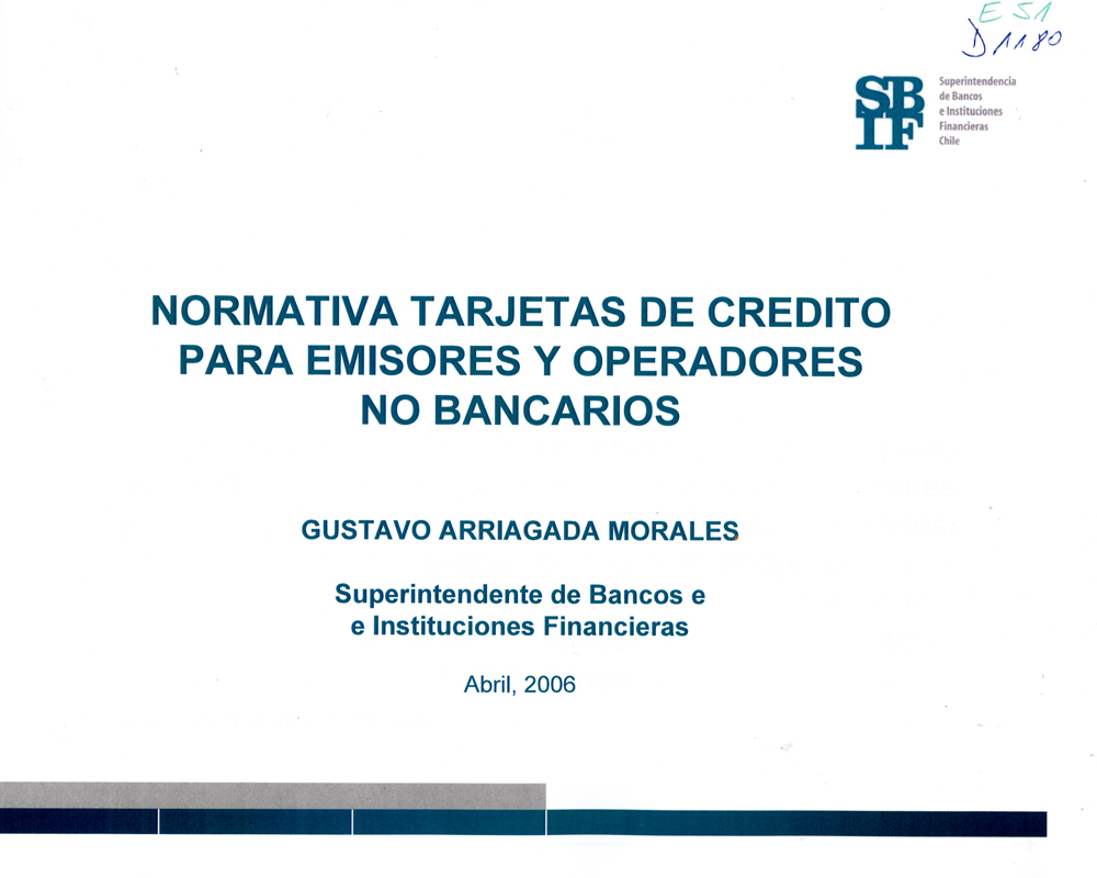 Imagen de la cubierta de Normativa tarjetas de crédito para emisores y operadores no bancarios