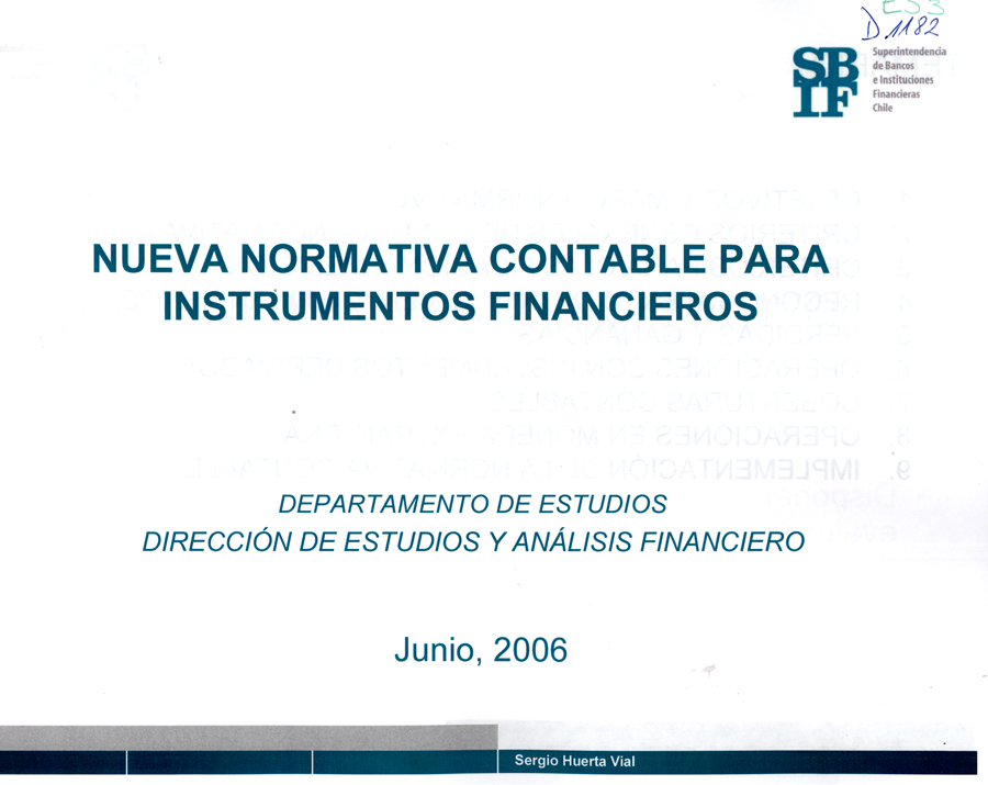 Imagen de la cubierta de Nueva normativa contable para instrumentos financieros