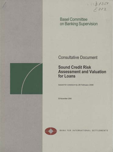Imagen de la cubierta de Sound credit risk assessment and valuation for loans