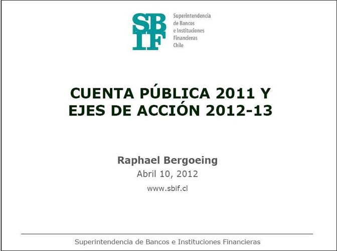 Imagen de la cubierta de Cuenta pública 2011 y ejes de acción 2012-13