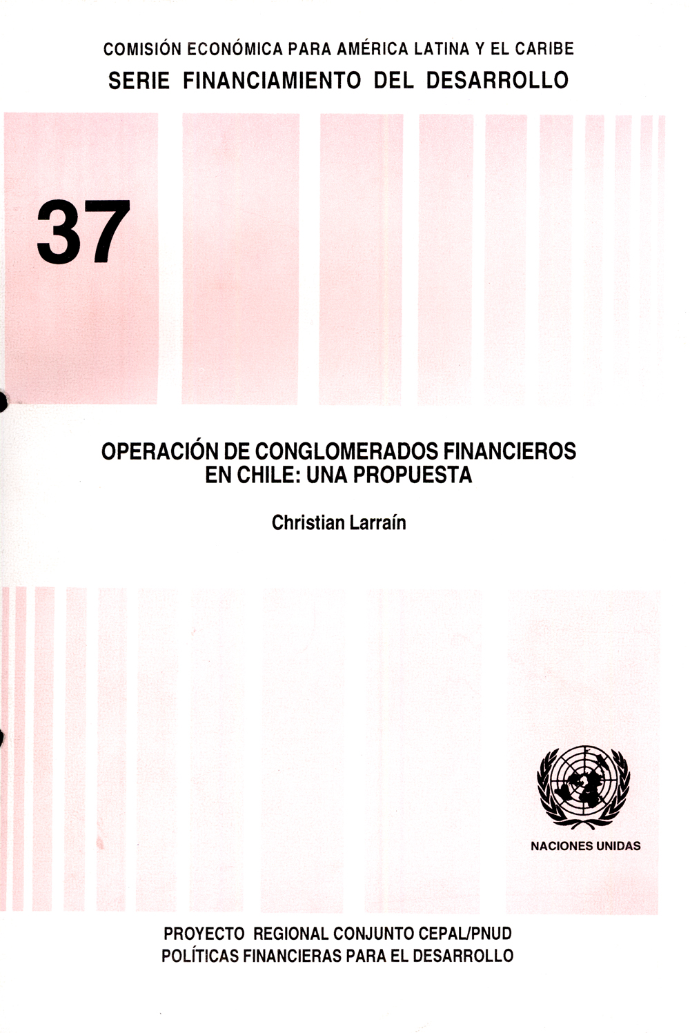 Imagen de la cubierta de Operación de conglomerados financieros en Chile: una propuesta
