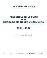Imagen de la cubierta de Presencia de la pyme en el mercado de bienes y servicios 1994-1997