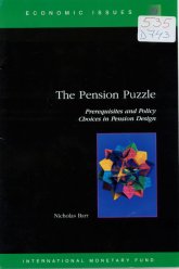 Imagen de la cubierta de The pension puzzle. Prerequisites and policy choices in pension design