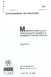 Imagen de la cubierta de Multilateral banking and development financing in a context of financial volatility