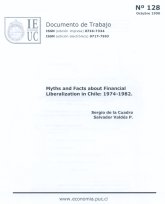 Imagen de la cubierta de Myths and facts about financial liberalization in Chile: 1974-1982