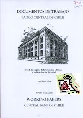 Imagen de la cubierta de Stock de capital de la economía chilena y su distribución sectorial