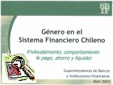 Imagen de la cubierta de Género en el sistema financiero chileno.