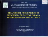 Imagen de la cubierta de Dasafíos del nuevo marco de suficiencia de capital para la supervisión bancaria en Chile