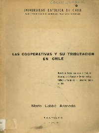 Imagen de la cubierta de Las cooperativas y su tributación en Chile
