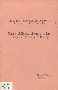 Imagen de la cubierta de Rational expectations and the theory of economic policy.