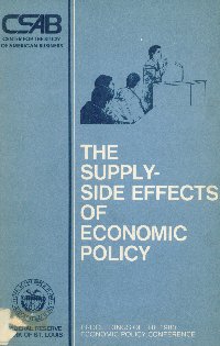 Imagen de la cubierta de The supply-side effects of economic policy